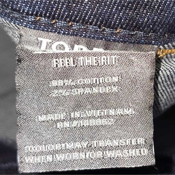 Torrid‎ Vintage Stretch Patch Pockets Wide Leg Women's Blue Jeans Plus Size 20 - Picture 12 of 13